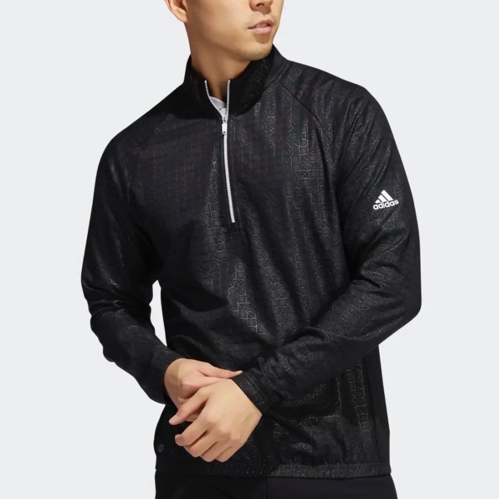 Adidas ClimaCool Men's Black Half-Zip Jacket